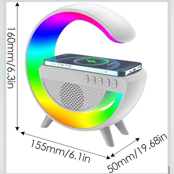 LED Wireless Charging Speaker NEW - Picture 5 of 6